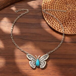 One butterfly pendant necklace (FG1681-2)