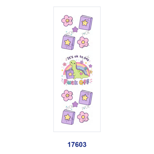 oly-c01d8610abb86ebe43d59a3216fb6dde Wholesale 2/8/16pcs Macaron Pastel Cute Cartoon Style Pen and Bookmark Stickers UV DTF Wraps