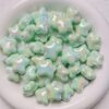 Wholesale Acrylic Star Beads Cream Pink Pentagram Shape Loose Beads for DIY Jewelry Car Hanging Phone Chain, Fashion Accessory