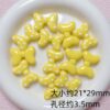 Wholesale Stylish Acrylic Polka Dot Bow Beads in Light Pink for DIY Phone Charm and Jewelry Making