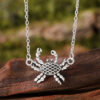 oly-c04f5ac29b26c99a385750fead17f10c Wholesale Retro Ocean Crab Pendant Necklace Antique Silver Finish Trendy Fashion Jewelry Accessory For Women Gift Boutique Resale