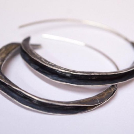 oly-c070ee775efc770b4e9445493cca0cb6 Wholesale Silver Retro Hoop Earrings Bohemian Moon Jewelry Accessory For Women Party Gift
