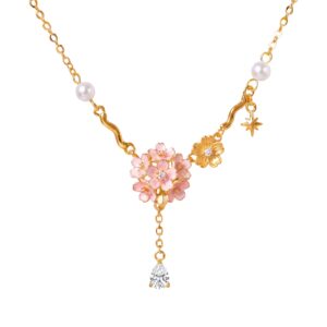 April Flower Necklace