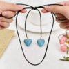 oly-c13c0709e3ca4fe1f1be4c777638dd3f Wholesale Trendy Turquoise Pendant Necklace Geometric Charm Choker Party Jewelry Accessory
