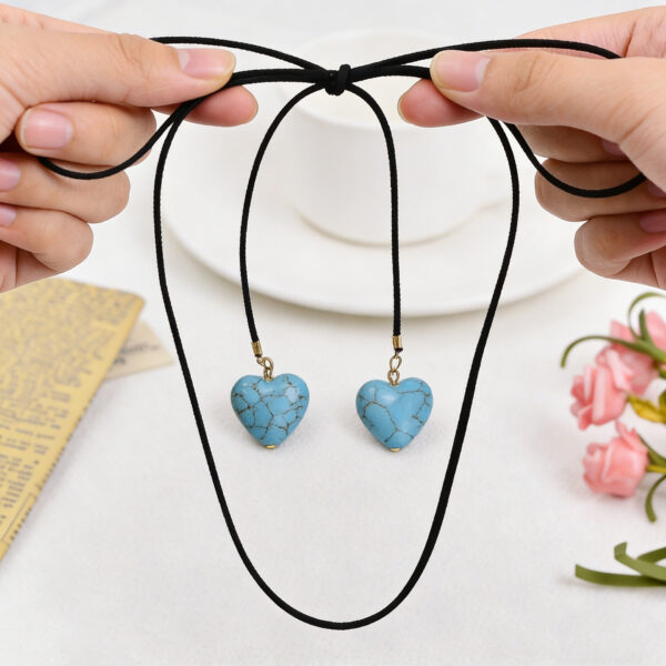 oly-c13c0709e3ca4fe1f1be4c777638dd3f Wholesale Trendy Turquoise Pendant Necklace Geometric Charm Choker Party Jewelry Accessory