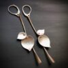 oly-c141ba0eefc286aeb885f83943979bcc Wholesale Bohemian Leaf Earrings Ancient Silver Tone Metal Women S Fashion Jewelry Accessory For Daily Wear