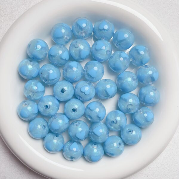 oly-c14587091c025566165fb983a97534f4 Wholesale Acrylic Heart Beads Candy Color Fine for DIY Jewelry Making Phone Charms Earrings Craft Supply
