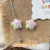 Wholesale Acrylic Double-Sided Relief Charms DIY Phone Chain Beads with Star Heart Design Fashion Accessory for Jewelry Making