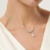 Wholesale Finish Drop Pearl Necklace Electroplating Copper With Sparkling Crystals Elegant Everyday Jewelry Gift For Women
