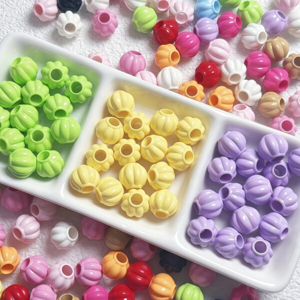 oly-c1599d65cf87c07c7776cac75044c9d9 Wholesale Acrylic Painted Pumpkin Lantern Beads Loose Beads for DIY Phone Chain Accessories Resale