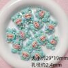 oly-c1a8cf8f147ac82e0510bf5fb36b790b Wholesale Cute Cartoon Light Pink Resin Beads Electroplated DIY Phone Charm Bracelet Jewelry Accessory OLY Exclusive