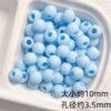 oly-c1b102dad8c1c185f3a7b832aaf0c0ac Wholesale Frosted Acrylic Macaron Large Hole Round Loose Beads for DIY Jewelry Making Fashion Accessory