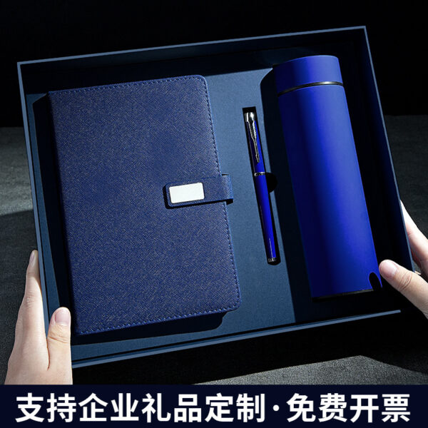 oly-c1f5c2a7e73b6bacd78d5092dc4032ee Wholesale Cross Pattern Buckle Notebook Gift Set Business Promotional Gift for Office