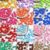 Wholesale Acrylic Star Loose Beads for DIY Phone Charm Keychain Making Trendy Red Jewelry Accessory Gift for Crafters