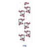 Wholesale 2/8/16pcs Boho Floral & Heart Text Art Print Pen and Bookmark Stickers UV DTF Wraps OLY Exclusive