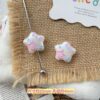 Wholesale Acrylic Double-Sided Relief Charms DIY Phone Chain Beads with Star Heart Design Fashion Accessory for Jewelry Making