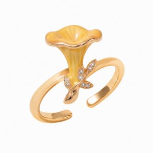 Yellow chanterelle ring