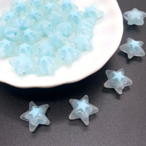 Matte pentagram light blue
