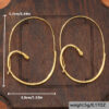 oly-c2a8f540e7b978ec7c46dfe79a68eb4f Wholesale Trendy Snake Hoop Earrings Minimalist Bohemian Women Zinc Alloy Electroplating Jewelry Fashion Accessory For Resale Gift