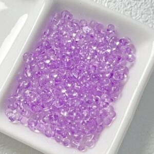 05-Purple / The size is about 4*6.5mm, the aperture is about 1.2mm