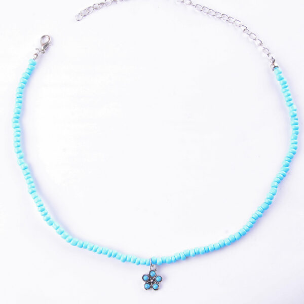 oly-c33750bf6e283f94171b1097ca8d3c1d Wholesale Boho Chic Flower Pendant Necklace Zinc Alloy Electroplated Fashion Jewelry Accessory For Women Gift