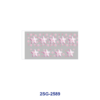 Wholesale 8pcs Plaid Star Pastel Star Print 3oz Cup Stickers Wrap OLY Exclusive