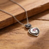 oly-c39264e7dc5ee865b2ac3ceacd72ed42 Wholesale Antique Silver Gothic Moon Cat Heart Pendant Necklace Unisex Zinc Alloy Chain Trendy Jewelry Accessory For Gift And Boutique Resale