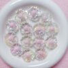 oly-c3b596f3469b320a9dcf2001b161b15a Wholesale Chic Acrylic Loose Beads, Light Purple UV Coated, DIY Phone Charm Keychain Craft Supply for Boutique Resale