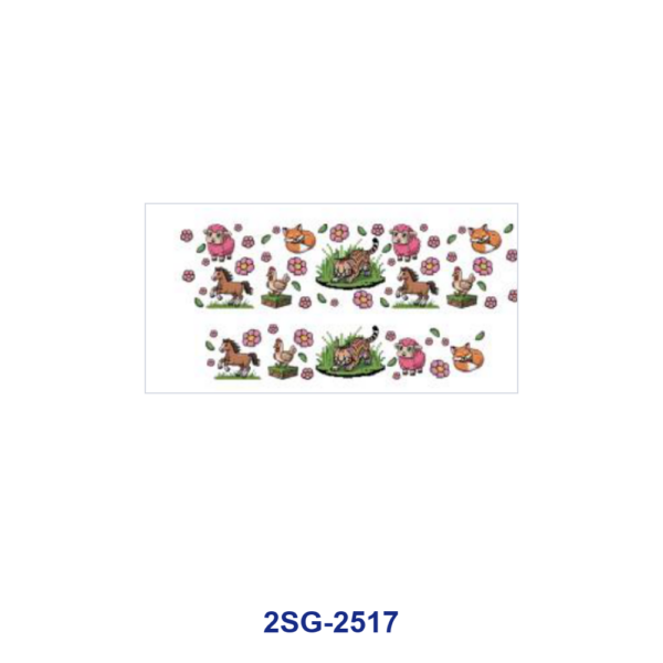 Wholesale 8pcs Cartoon Game Character Sweet Candy Print 3oz Cup Stickers Wrap OLY Exclusive