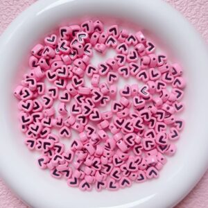 02-dark pink / Size is about 8mm, hole diameter is about 1.8mm