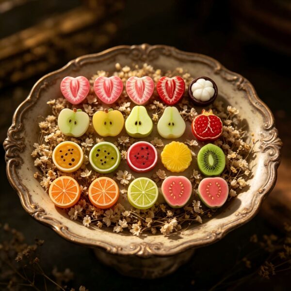 Wholesale Half-Cut Fruit Resin Charms DIY Phone Case Keychain Decorative Fashion Accessory Boutique Gift