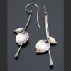 oly-c4174657332ac4e26d42ee34954f370d Wholesale Bohemian Leaf Earrings Ancient Silver Tone Metal Women S Fashion Jewelry Accessory For Daily Wear