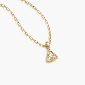 Triangle pendant necklace