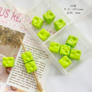 04-fruit green / See pictures for size (sold by the piece)