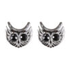 Wholesale Stylish Antique Silver Owl Earrings Alloy Fashion Accessory For Everyday Wear