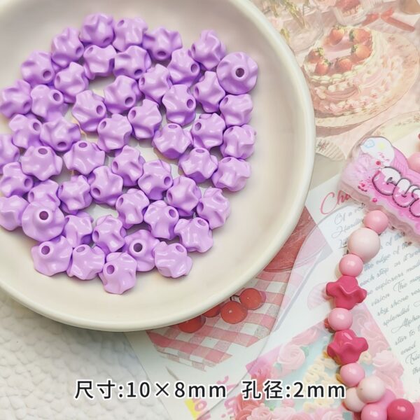 oly-c4bd3c1e6bb3702ddcc9e742a04a87fa Wholesale Acrylic Painted Ruffle Beads for DIY Phone Charms Keychains Jewelry Making Fashion Accessory