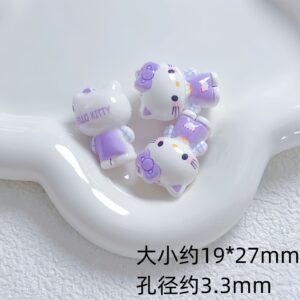 02-white leather + purple / Sold by piece