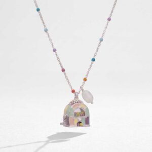 Rainbow Candy Machine Necklace
