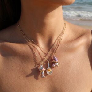 Wholesale Electroplated Copper Dolphin Pendant Necklace Whimsical Marine Design Everyday Jewelry Gift For Women