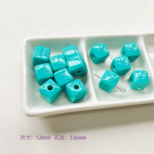 32-blue-green squares / See picture for size (sold by piece)