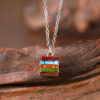 oly-c5400bd17104114e75eaa3a482cbc1f4 Wholesale Retro Colorful Book Pendant Earrings Trendy 3D Charm Earrings For Casual Everyday Jewelry Accessory Gift