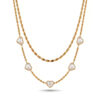 oly-c582d0b65e2452f86f7b8d29e06152bf Wholesale Layered Star Seed Bead Necklace Electroplating Copper Geometric Pendant Stylish Fashion Jewelry Gift For Women