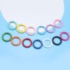 oly-c58fb0155c1e84fb5e2ac70e9c6e4566 Wholesale Colorful Baked Enamel Metal Spring Open Rings for DIY Jewelry Keychain and Phone Accessory