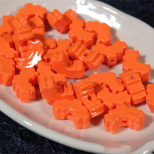 26-inner core-Orange / Heart frame 30 * 26mm, inner core 20 * 14mm (sold by piece)