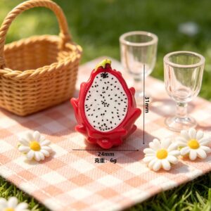 Simulated half-cut dragon fruit