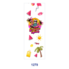 oly-c6254bbd5e1c43a86dd5bb0829d7ba93 Wholesale 2/8/16pcs Summer Holiday Skeleton Ghost Figure Watermelon Palm Tree Sun Travel Element Print Pen and Bookmark Stickers UV DTF Wraps OLY Exclusive