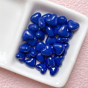 14-sapphire blue / Size is about 10mm, hole diameter is about 1mm
