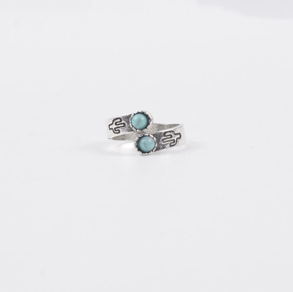 oly-c68d7027725407bee7b110bde9c7d5b2 Wholesale Vintage Carved Cactus Open Adjustable Ring Antique Silver Zinc Alloy Women S Fashion Accessory
