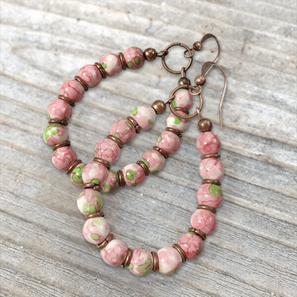 oly-c6a671969a6ea4ed3bf9e01eac34a4d4 Wholesale Natural Stone Bead Bohemian Drop Earrings Ethnic Style Jewelry Gift Boutique Resale