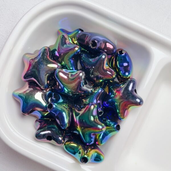 oly-c6e4589fad4455de81e41a1d08aaf517 Wholesale UV Plated Acrylic Star Loose Beads in Macaron Light Blue for DIY Phone Charm Bracelet Jewelry Making Stylish Boutique Craft Supply Gift